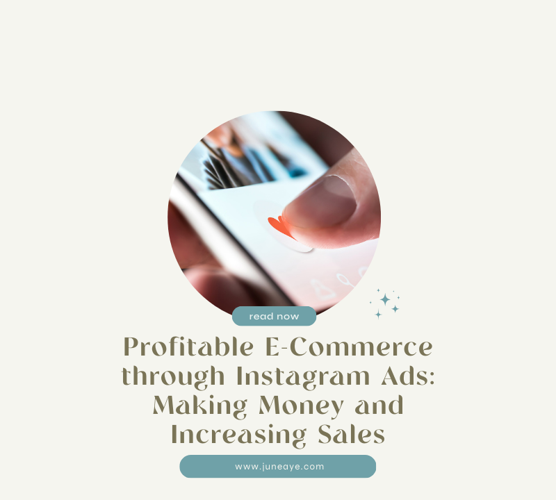 Profitable E-Commerce through Instagram Ads: Making Money and Increasing Sales
