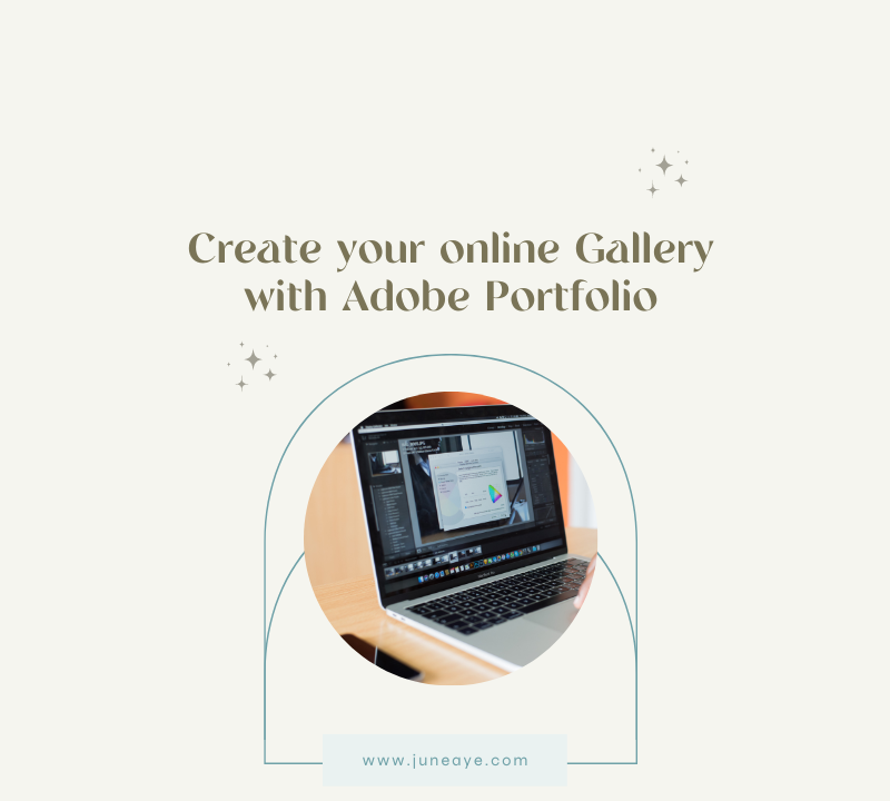 Create your online Gallery with Adobe Portfolio